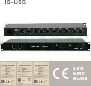 Сплиттер D-L6A DMX Splitter 6-1U