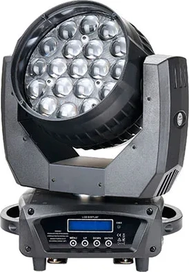 Вращающаяся голова LL-M65А 19х15W 4in1 LED Moving Head Zoom Light
