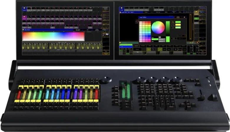 Пульт управления светом WOP-2 Touch Screens Motorized Faders With RGB backlight