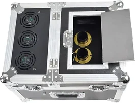 Генератор тумана с двойным туманом в транспортном кейсе PHJ032А 600W Dual Haze Machine With DMX512 & Remote Controller